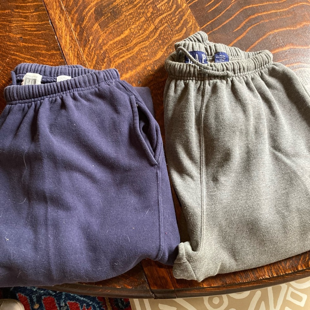 Vintage 80’s Gap sweats (two pair); men’s M.